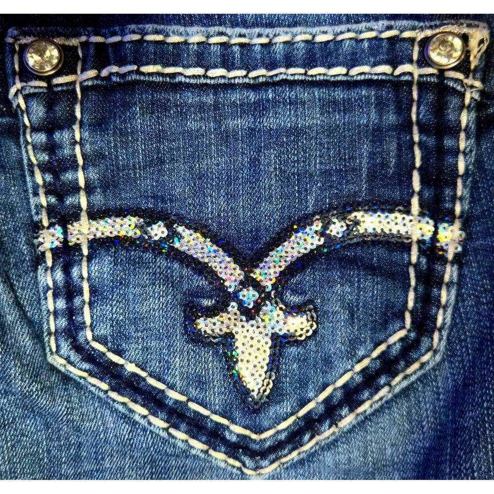 Buckle Exclusive Straight Rock Revival Jeans "Denisa" Tag Size: 29 Inseam: 34"